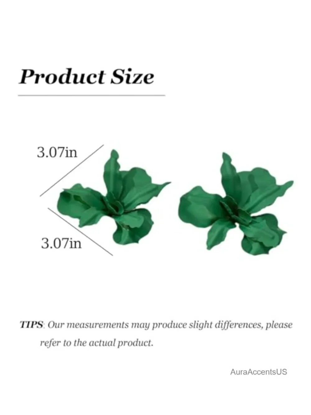 Oversized Flower Drop Earrings for Women Trendy Chunky Floral Jewelry Gift